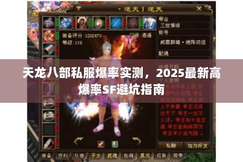 天龙八部私服爆率实测，2025最新高爆率SF避坑指南