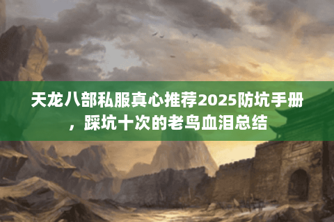 天龙八部私服真心推荐2025防坑手册，踩坑十次的老鸟血泪总结