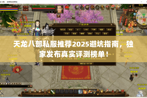 天龙八部私服推荐2025避坑指南，独家发布真实评测榜单！