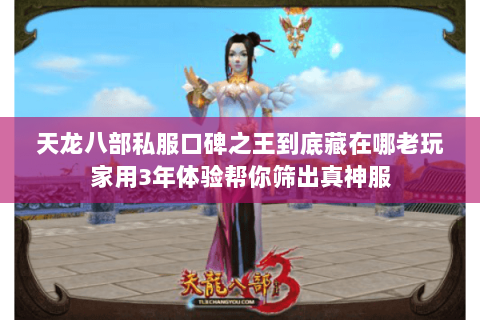 天龙八部私服口碑之王到底藏在哪老玩家用3年体验帮你筛出真神服