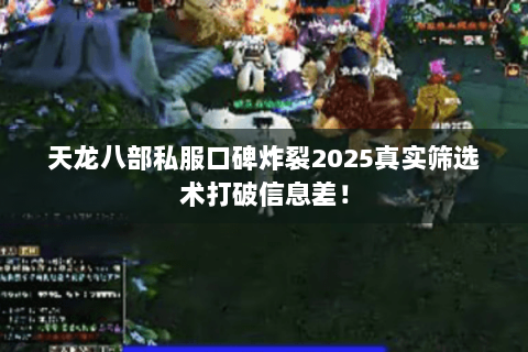 天龙八部私服口碑炸裂2025真实筛选术打破信息差！