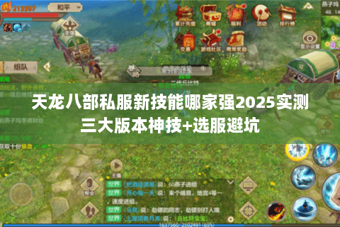 天龙八部私服新技能哪家强2025实测三大版本神技+选服避坑