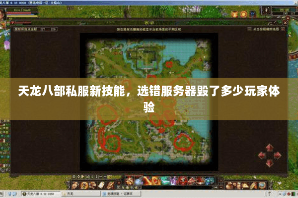 天龙八部私服新技能，选错服务器毁了多少玩家体验