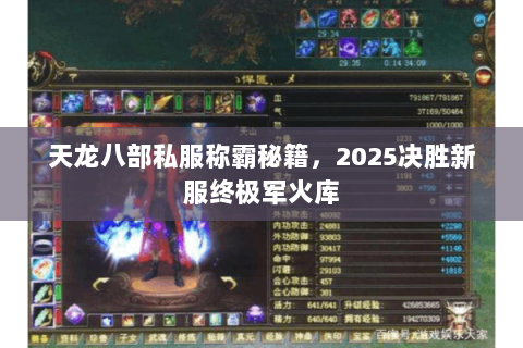 天龙八部私服称霸秘籍，2025决胜新服终极军火库