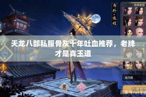 天龙八部私服骨灰十年吐血推荐，老牌才是真王道