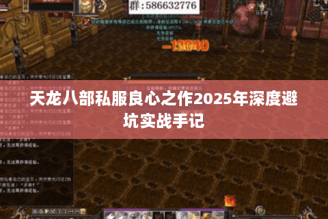 天龙八部私服良心之作2025年深度避坑实战手记