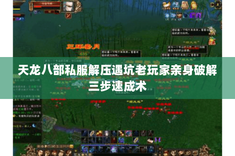 天龙八部私服解压遇坑老玩家亲身破解三步速成术 天龙八部私服解压遇坑老玩家亲身破解三步速成术