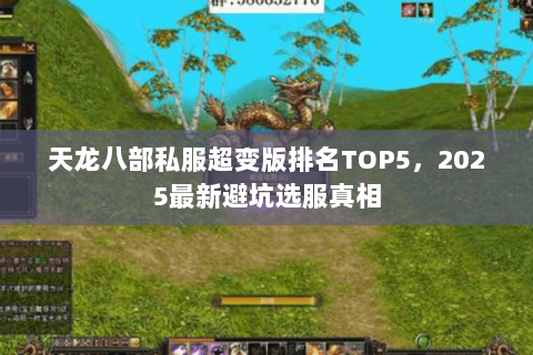 天龙八部私服超变版排名TOP5，2025最新避坑选服真相