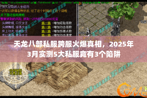 天龙八部私服跨服火爆真相,2025年3月实测5大私服竟有3个陷阱 天龙八部私服跨服火爆真相,2025年3月实测5大私服竟有3个陷阱