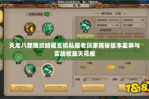 天龙八部雕纹暗藏玄机私服老玩家揭秘版本差异与实战收益天花板
