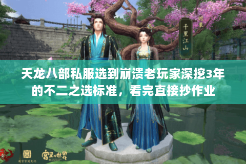 天龙八部私服选到崩溃老玩家深挖3年的不二之选标准，看完直接抄作业