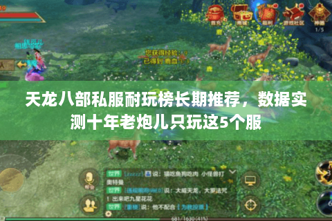 天龙八部私服耐玩榜长期推荐，数据实测十年老炮儿只玩这5个服