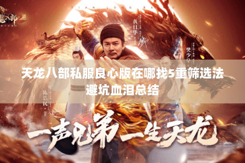 天龙八部私服良心版在哪找5重筛选法避坑血泪总结