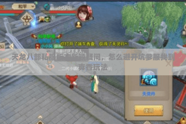 天龙八部私服版本新颖疑问，怎么避开坑爹服找到真香玩法