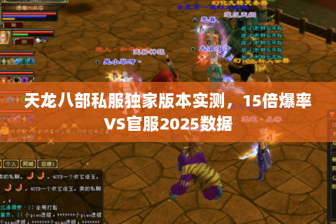 天龙八部私服独家版本实测，15倍爆率VS官服2025数据