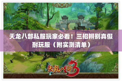 天龙八部私服玩家必看！三招辨别真假耐玩服（附实测清单）