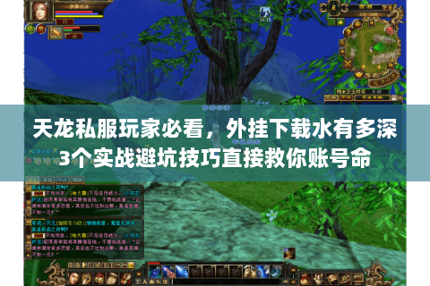 天龙私服玩家必看，外挂下载水有多深3个实战避坑技巧直接救你账号命