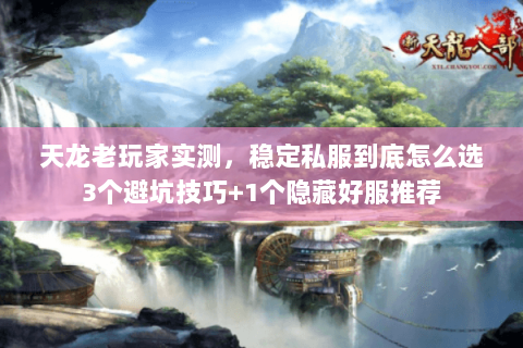 天龙老玩家实测,稳定私服到底怎么选3个避坑技巧+1个隐藏好服推荐 天龙老玩家实测,稳定私服到底怎么选3个避坑技巧+1个隐藏好服推荐