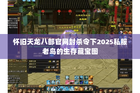 怀旧天龙八部官网封杀令下2025私服老鸟的生存藏宝图