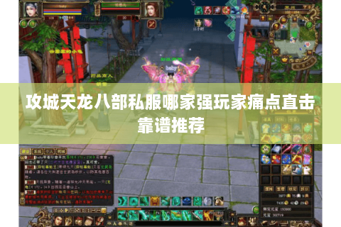 攻城天龙八部私服哪家强玩家痛点直击靠谱推荐