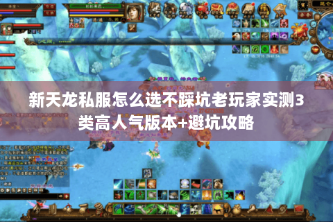 新天龙私服怎么选不踩坑老玩家实测3类高人气版本+避坑攻略