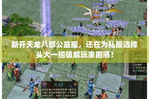 新开天龙八部公益服，还在为私服选择头大一招破解玩家困惑！