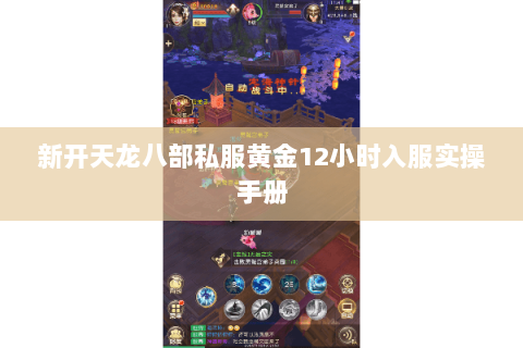 新开天龙八部私服黄金12小时入服实操手册