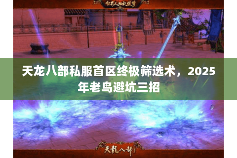 天龙八部私服首区终极筛选术,2025年老鸟避坑三招 天龙八部私服首区终极筛选术,2025年老鸟避坑三招