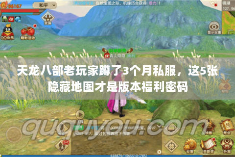 天龙八部老玩家蹲了3个月私服，这5张隐藏地图才是版本福利密码
