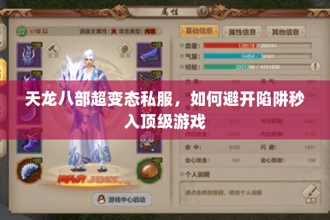 天龙八部超变态私服,如何避开陷阱秒入顶级游戏 天龙八部超变态私服,如何避开陷阱秒入顶级游戏