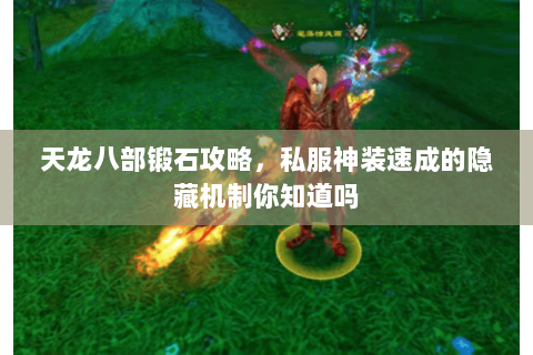 天龙八部锻石攻略，私服神装速成的隐藏机制你知道吗