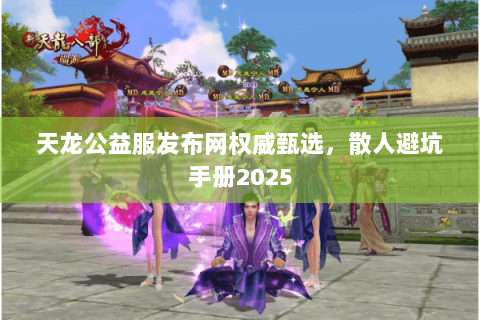 天龙公益服发布网权威甄选，散人避坑手册2025