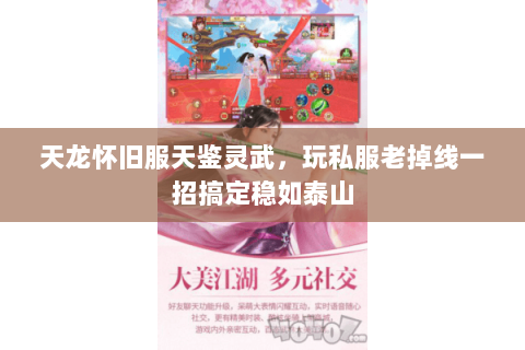 天龙怀旧服天鉴灵武，玩私服老掉线一招搞定稳如泰山