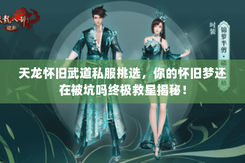 天龙怀旧武道私服挑选，你的怀旧梦还在被坑吗终极救星揭秘！