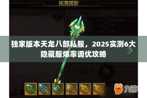 独家版本天龙八部私服，2025实测6大隐藏服爆率调优攻略
