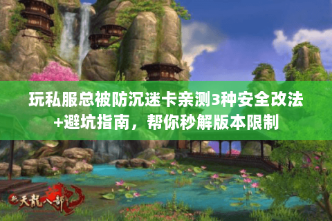 玩私服总被防沉迷卡亲测3种安全改法+避坑指南，帮你秒解版本限制