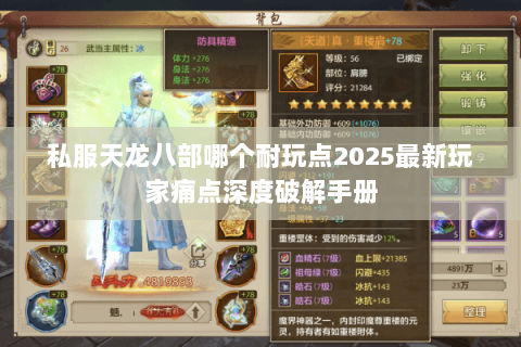 私服天龙八部哪个耐玩点2025最新玩家痛点深度破解手册 私服天龙八部哪个耐玩点2025最新玩家痛点深度破解手册