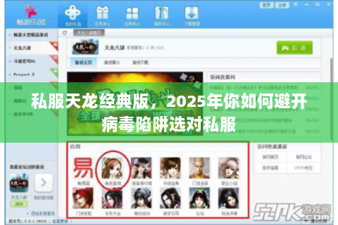 私服天龙经典版，2025年你如何避开病毒陷阱选对私服