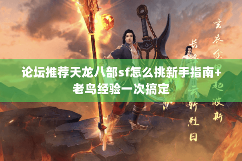 论坛推荐天龙八部sf怎么挑新手指南+老鸟经验一次搞定