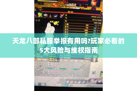 天龙八部私服举报有用吗?玩家必看的5大风险与维权指南