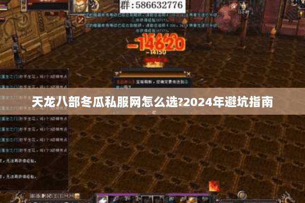 天龙八部冬瓜私服网怎么选?2024年避坑指南