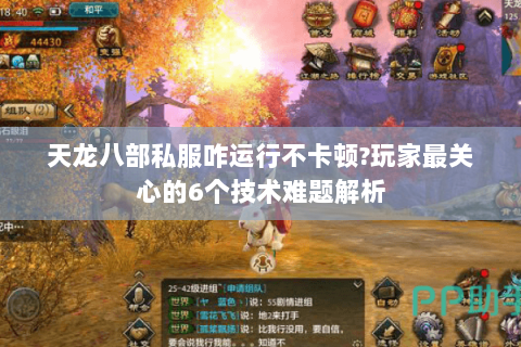 天龙八部私服咋运行不卡顿?玩家最关心的6个技术难题解析