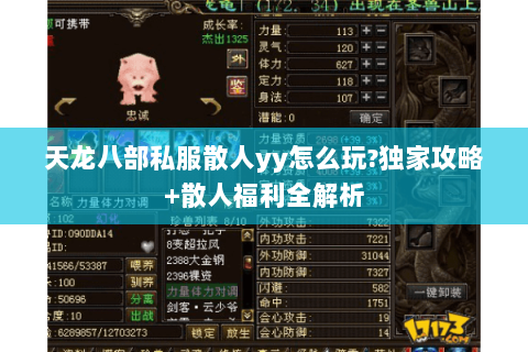 天龙八部私服散人yy怎么玩?独家攻略+散人福利全解析 天龙八部私服散人yy怎么玩?独家攻略+散人福利全解析