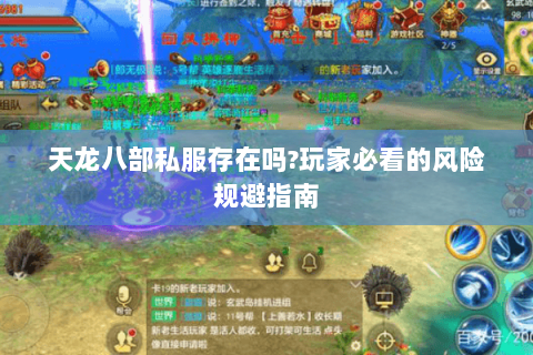 天龙八部私服存在吗?玩家必看的风险规避指南