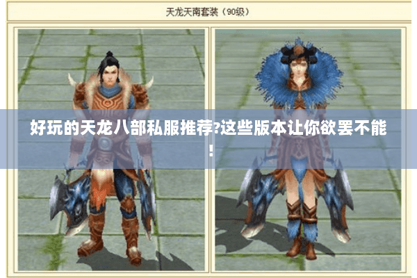 好玩的天龙八部私服推荐?这些版本让你欲罢不能！