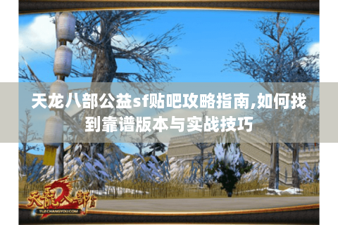 天龙八部公益sf贴吧攻略指南,如何找到靠谱版本与实战技巧