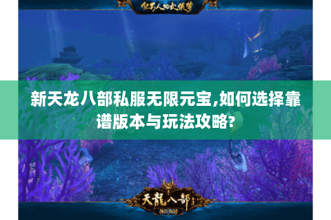新天龙八部私服无限元宝,如何选择靠谱版本与玩法攻略?