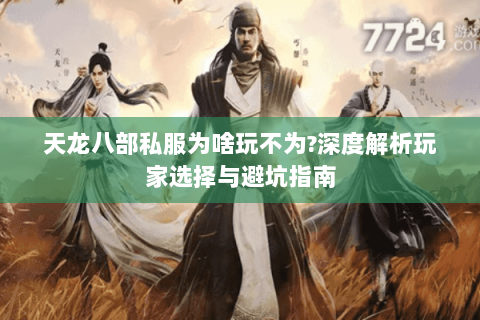 天龙八部私服为啥玩不为?深度解析玩家选择与避坑指南