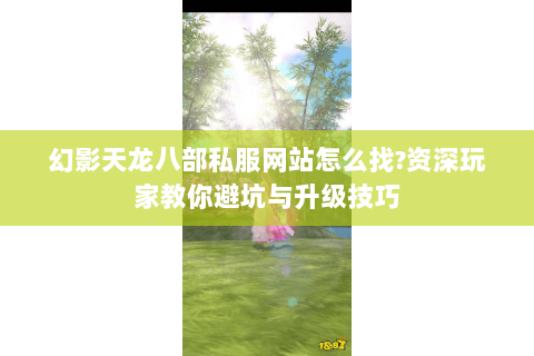 幻影天龙八部私服网站怎么找?资深玩家教你避坑与升级技巧