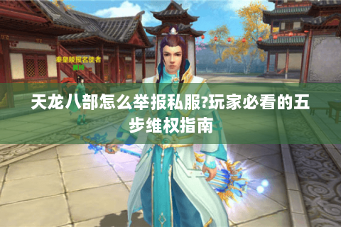 天龙八部怎么举报私服?玩家必看的五步维权指南
